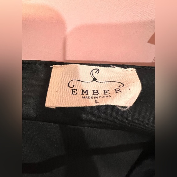 Ember brand Women’s black bodysuit size Large - Picture 4 of 4